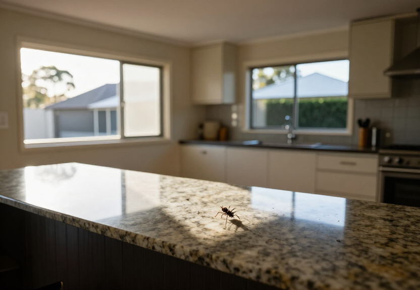 Ant-free garden in Beverly Hills after pest control